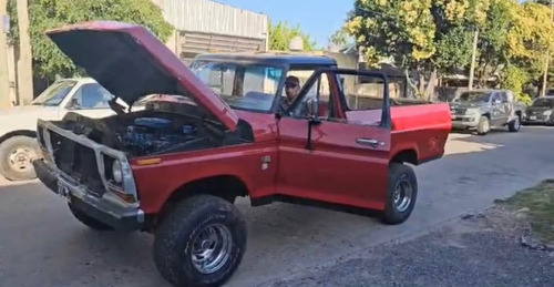 Ford 100 Mecánica 221 Con Gnc Caja Zf Está Cortada Era Furgo