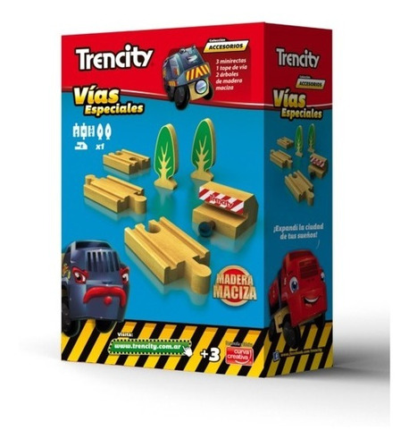 Trencity Accesorios Vías Especiales Rectas Desvio 