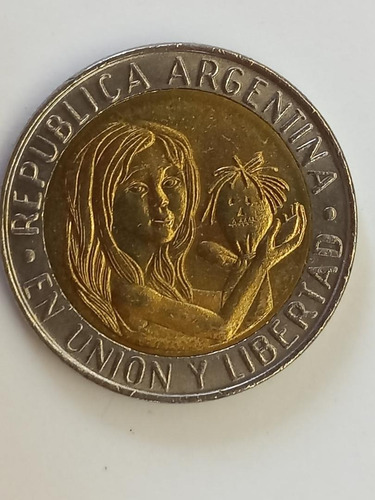 Argentina 1 Peso 1996 - Unicef - Bimetálica - Escasa  - S/c