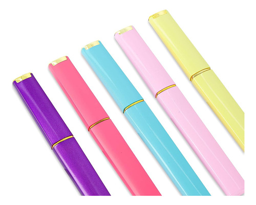Juego De Limas De Uñas De Vidrio De 5 Piezas Con Estuches Rí