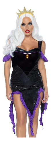 Disfraz De Reina Maldita Sirena De Dama Halloween Ursula
