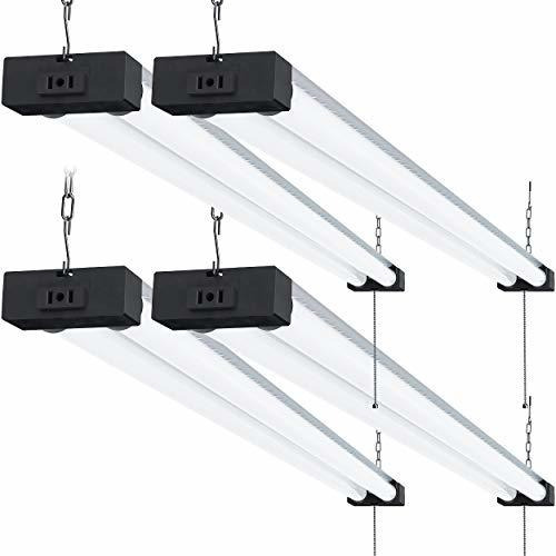 Sunco Iluminación Led 4 Industrial Pack Light Shop, 4 Ft, En