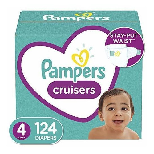 Pañales De Talla 4, 124 Cuentan - Pampers Cruisers Desechabl