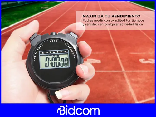 Cronómetro Deportivo Gadnic Pantalla Con Alarma Hora De Mano