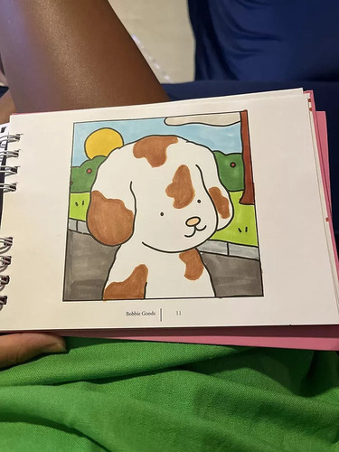 Kit Pintura Livro Colorir Bobbie Goods + 24 Canetinhas Ponta Dupla Marcador Touch Marker