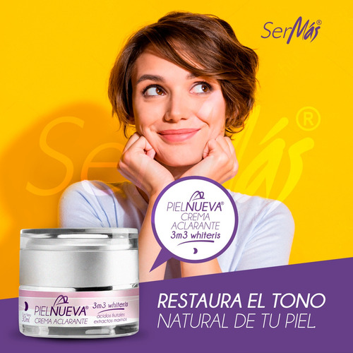 Kit De 3 Cremas Aclarantes Para El Rostro 50 Ml Aclara