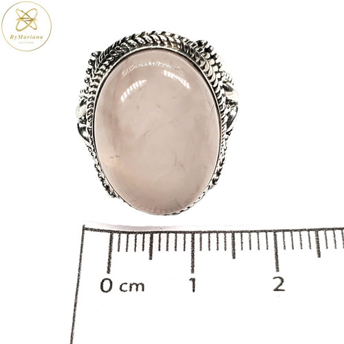 Imagen 8 de 10 de Anillo Plata Con Piedra Ovalada