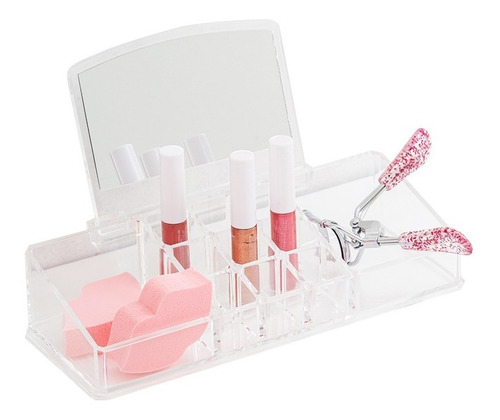 Organizador Porta Cosmeticos Accesorios Espejo Joyas Hb
