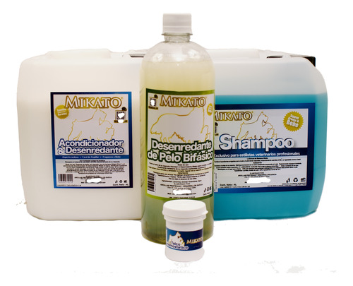 Shampoo 4 Lt, Acondicionador 4 Lt, Desenredante, Quickstop