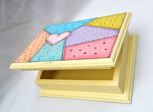 Caja Madera Decorada, Alhajero Té. Medidas Y Precios Varios