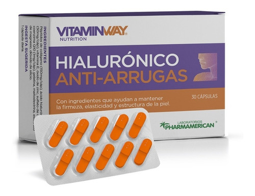 Imagen 1 de 2 de Pack X3 Hialuronico + Vitamina E Anti Arrugas X30 Mejor Piel