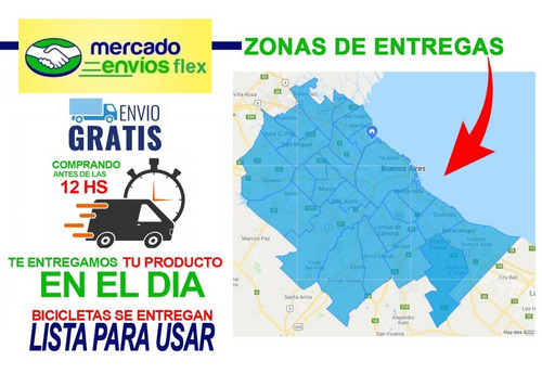 Imagen 3 de 4 de Inflador Bicicleta Valvula Gomin Largo Fluo Crowar