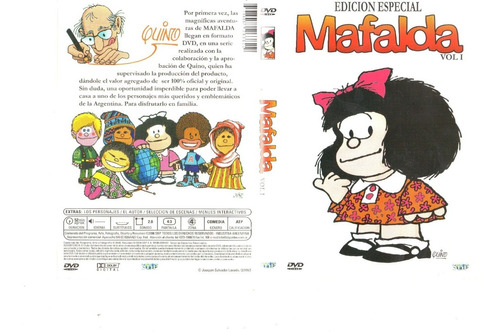 Mafalda Vol. 1 Y 2 - Dvd Original - Buen Estado