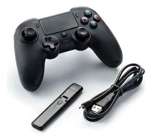Joystick inalámbrico Nacon Asymmetric black Compatible con PC y PS4