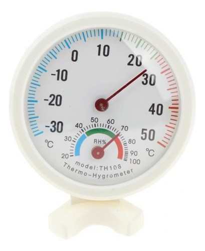 6 Ronda De Mini Analógico Humedad Medidor De Temperatura