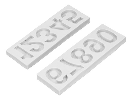 Molde Con Números Para Decoración De Magdalenas, 0-9, Carame