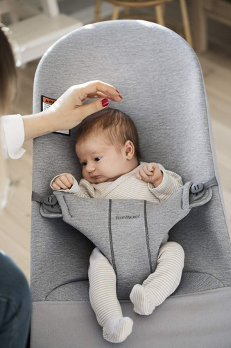Camiseta Bouncer Babybjörn Bouncer Bliss 3d Cinza Claro