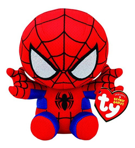 Ty Spiderman Plush, Rojo / Azul, Regular