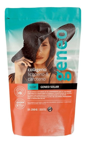 Geneo Solar Colágeno Licopeno & Corateno X250g S/ Tacc