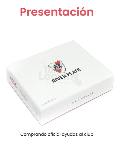 Billetera River Plate Oficial En Cuero Ecológico Para Hombre