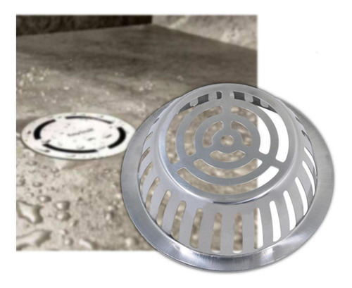 . Cúpula De Drenaje De Techo De Balcón For 4 Pulgadas Plata