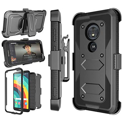 Njjex Motorola Moto G6 Play Funda, Moto G6 Parage Holster, M