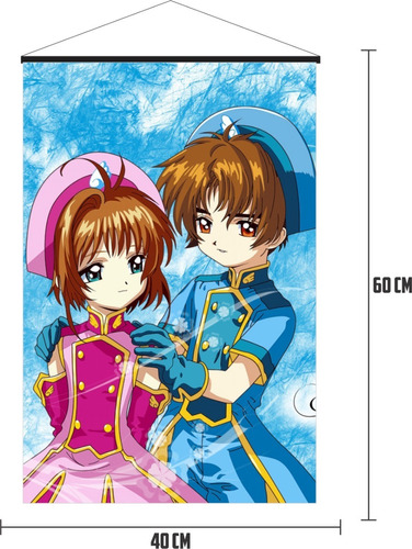 Poster Lona Card Captor Sakura Anime 60 Cms X 40 Cms