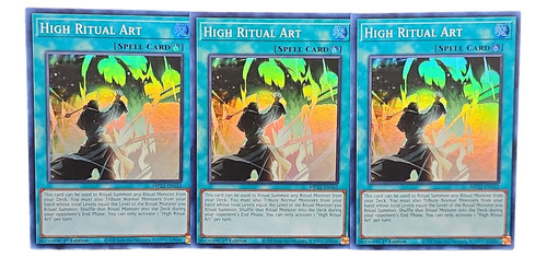 High Ritual Art Set De 3 Cartas Yugioh! Inglés Super Rare