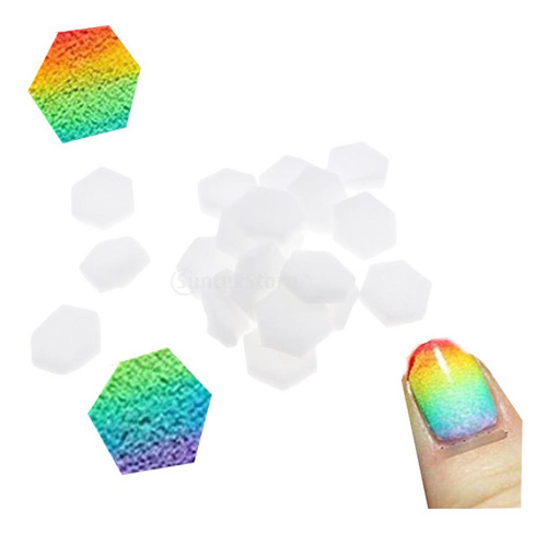 Juegos De 80 Pedazos Uñas Estampado De Esponja Suave