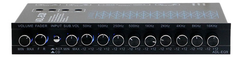 Equalizador De 9 Bandas 9 Bandas De Equalização Eq 12v Dc