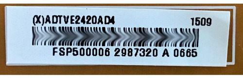 Kit Tv Vizio Xfcb02k009 Adtve2420ad4 5550t15c04 E50-c1 (Usado)