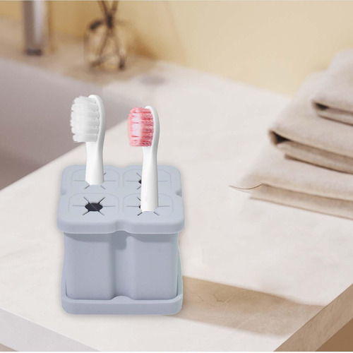 Soporte Para Cabezales De, Soporte Portátil Rejilla Gris 4