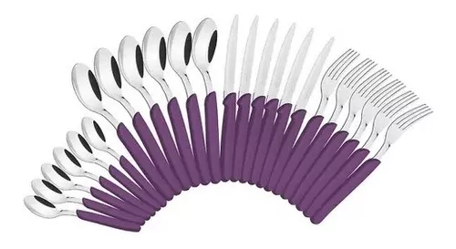 Garfo de Mesa Tramontina Roxo 22,5cm - Lar&Lazer