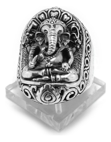 Anel Ganesha ,prata 925, Índia -fp 11913252