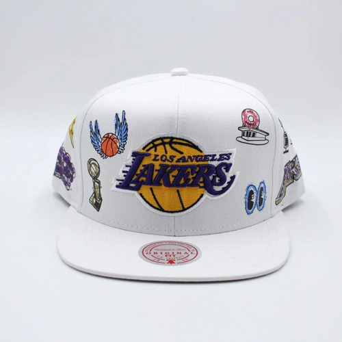 Gorra Mitchell & Ness Los Ángeles Lakers - White