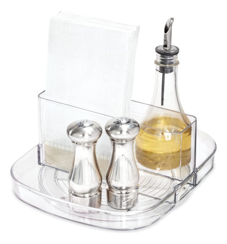 Idesign Linus Lazy Susan Soporte Giratorio De Plástico Para
