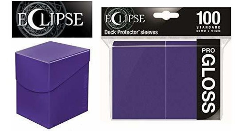 Carpeta Y Funda Para Tarj Caja De Cubierta Ultra Pro Eclipse