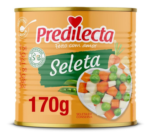 Imagem 1 de 2 de Seleta De Legumes 170g Predilecta