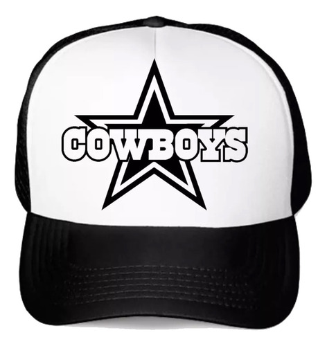 Gorra Nfl Personalizada Cowboys Trucker De Malla