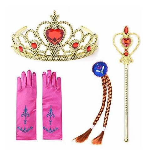 Jerrisapparel Princess Dress Up Accessories Set De Regalo Pa
