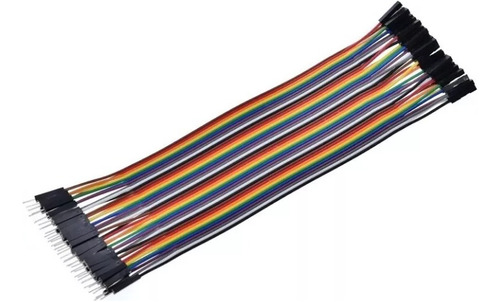 Cables Jumpers Macho Hembra 20 Cm X 40 Unidades