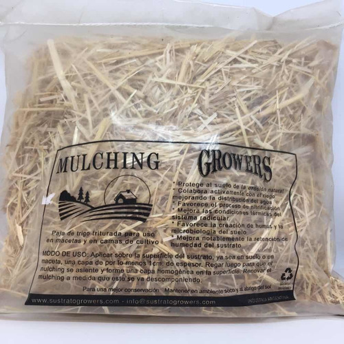 Mulching Growers 400gr (paja De Trigo) Para Macetas