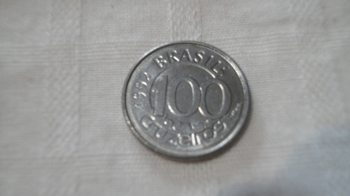 Brasil Moneda 100 Cruzeiros Año 1992 
