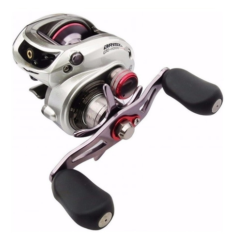 Reel rotativo Marine Sports Brisa GTO 11000 izquierdo color plateado