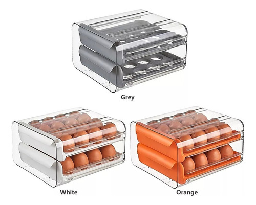 Organizador De Huevos Caja Para 32 Und Huevera Portahuevos