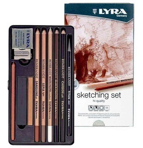 Conjunto Lyra Rembrandt Sketching Set 11 Peças