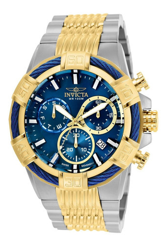 Reloj pulsera Invicta Bolt 25865, para hombre, con correa de acero inoxidable color