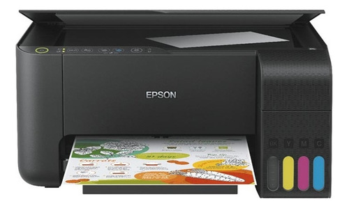 Impresora Multifuncion Epson L3150 Sistema Continuo Wifi Color Negro