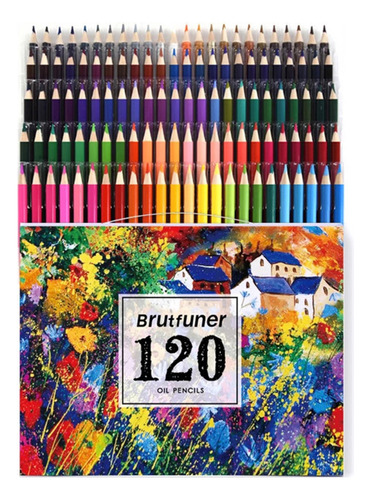 120 Juego De Lápices De Colores Al Óleo
