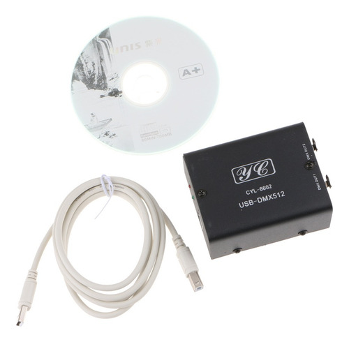 512 Canales Usb A Dmx512 Luz Led Dmx- Controlador
